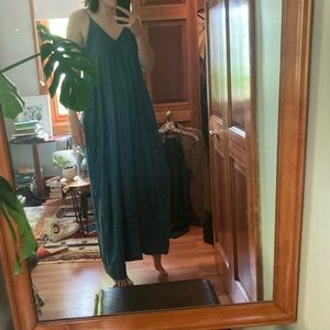 Denim Maxi Dress Love Stitch